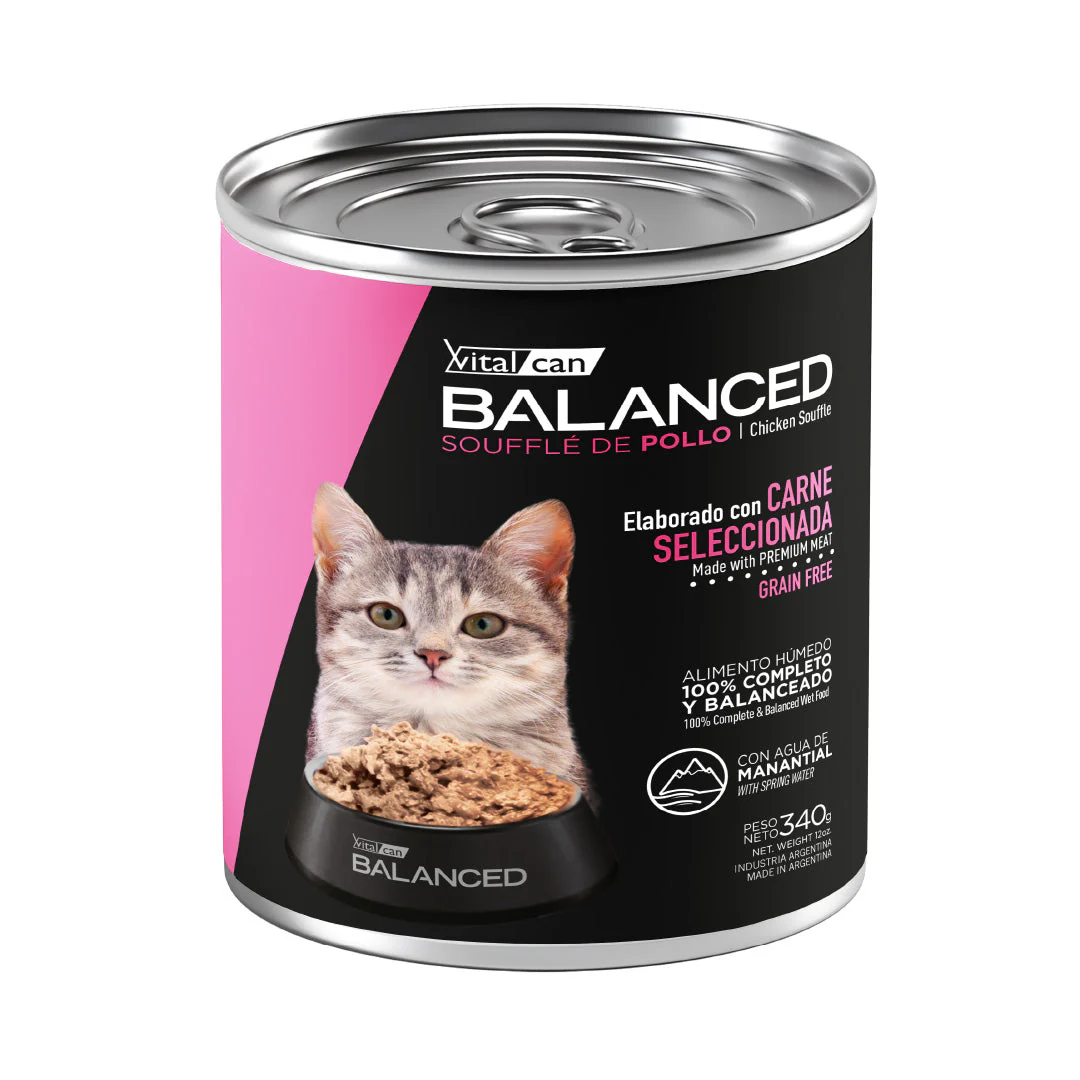 Lata Balanced Gato Cachorro Souffle Pollo - Image 2