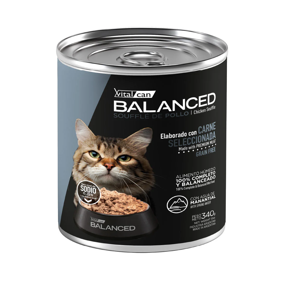 Lata Balanced Gato Adulto Senior Souffle Pollo - Image 2