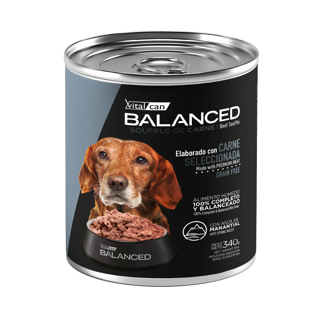 Lata Balanced Perro Adulto Senior Souffle Carne - Image 2