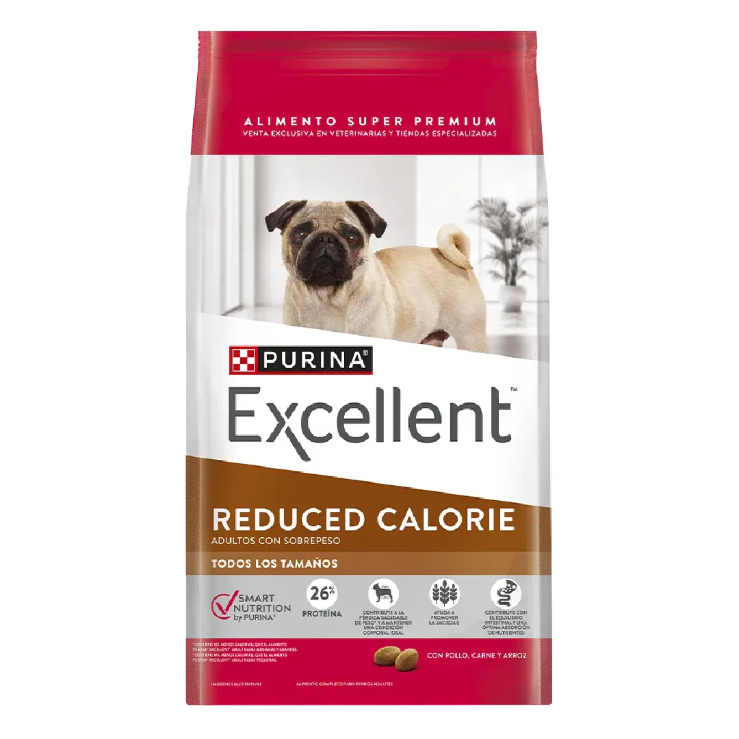 Alimento Excellent Perro Adulto Bajas Calorías